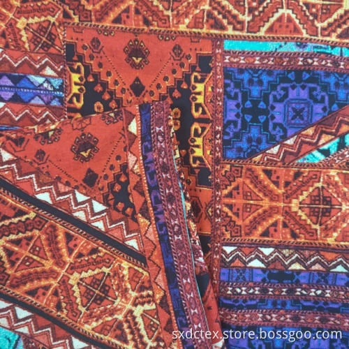 Woven Rayon Poplin Dense Viscose Printed Fabric